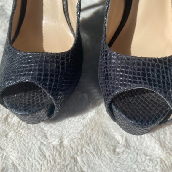 {SOLD} GUESS Slingback Peep-Toe Stiletto Heels - Picture 5 of 16